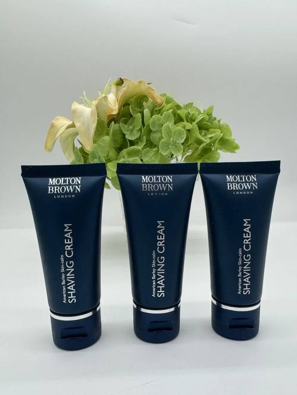 Molton Brown American Barley Skin Calm Shaving Cream 30ml Set of 3